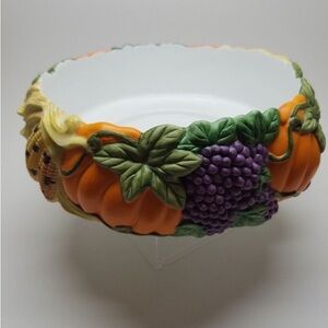 PartyLite Harvest Time 3-Wick candle holder.